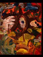 Dada 1 - Acrylic Paintings - By Oscar Galvan, Abstract Painting Artist