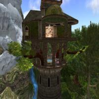 Fantasy - Tree House - Digital Video Game Photography