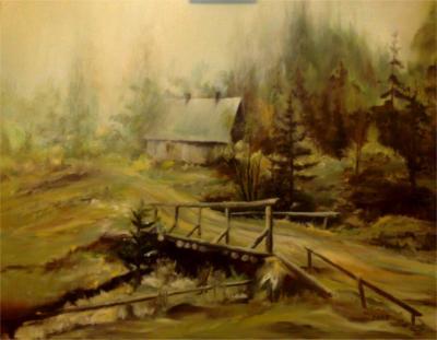 Oil - Rycerka Gorna - Canvas