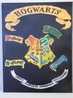 Hogwarts - Canvas Painting Paintings - By Sarah Delany, Decorative Painting Painting Artist