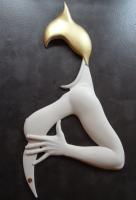 Goldiloks - Acrylic Resin Sculptures - By Juergen Rode, Relief Image Sculpture Artist