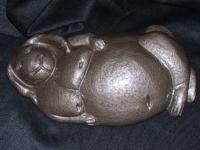 Buddha Bunny Collection - Plaster Paris Sculptures - By Bruce Blakeley, Hand Sculptured Sculpture Artist