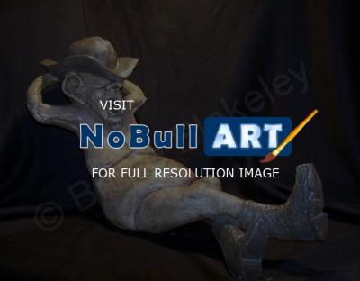 Character Collection - Reclining Cowboy - Plaster