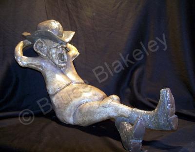 Character Collection - Reclining Cowboy - Plaster