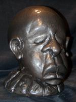 Deep Thought - Plaster Sculptures - By Bruce Blakeley, Hand Sculptured Sculpture Artist