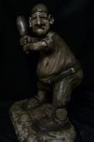 Slugger - Plaster Sculptures - By Bruce Blakeley, Hand Sculptured Sculpture Artist