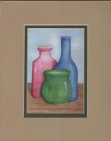 Bottles - Watercolor Other - By Trish Ridgeway, Brush Other Artist