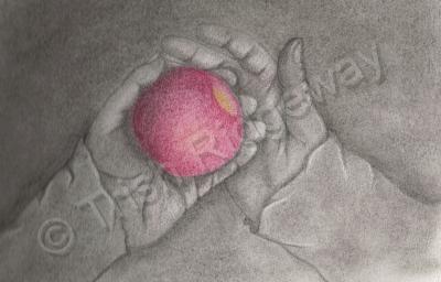 Art Work - Grandmas Hands - Pastels