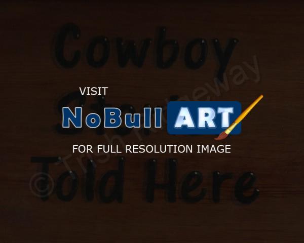 Wood - Cowboys - Acrylic