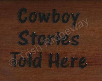 Wood - Cowboys - Acrylic