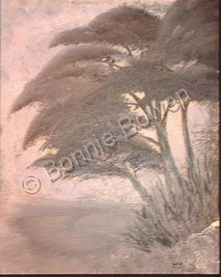 Ebony And Ivory - Westerly Wind - Oil On Canvas