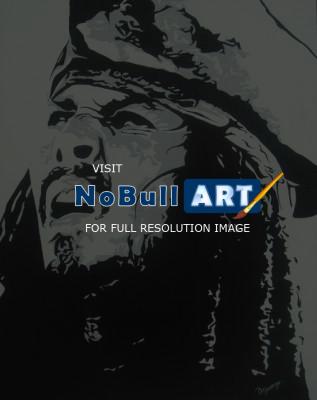 Pop Art - Johnny Deppcaptain Jack Sparrow - Acrylic