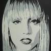 Lady Gaga - Acrylic Paintings - By Desmond George, Paintings Painting Artist