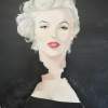 Marilyn Monroe - Acrylic Paintings - By Desmond George, Portrait Painting Artist