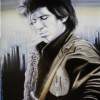 Keith Richards - Pastel  Gouache Paintings - By Stevie Wood, Portraiture Painting Artist