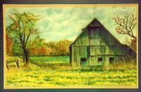 Barn In Fall - Pastels Paintings - By Kevin Gaffney, Realism Painting Artist
