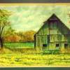 Barn In Fall - Pastels Paintings - By Kevin Gaffney, Realism Painting Artist
