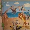 Madagascar Mural - Acrylic Paint Other - By Kevin Gaffney, Cartoon Other Artist