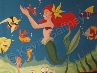 Murals - Ariel Mural - Acrylic Paint