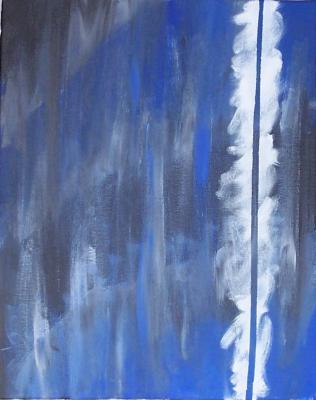 Paintings - Blue Stripe - Acrilics