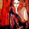 Finesse - Sold - Acrylic On Canvas Paintings - By Helena Wierzbicki, Contemporary Painting Artist