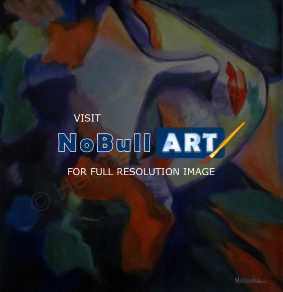 Colorful Energy - Nightfall - Sold - Acrylic On Canvas