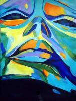 Colorful Energy - Speechless Yearning - Acrylic On Canvas
