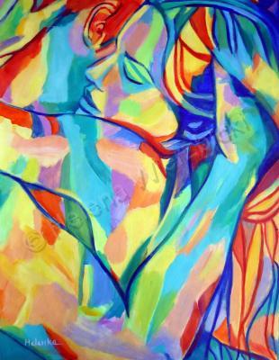 Colorful Energy - Bliss - Sold - Acrylic On Canvas