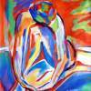Solace - Sold - Acrylic On Canvas Paintings - By Helena Wierzbicki, Contemporary Painting Artist