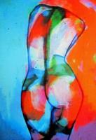 Colorful Energy - Waking Body - Acrylic On Canvas