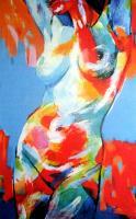 Colorful Energy - Splash Of Desire - Acrylic On Canvas