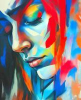 Female Portraits - Bold Reverie - Acrylic On Canvas