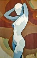 Nudes  Figures - Echoes Of Zenith - Acrylic On Canvas