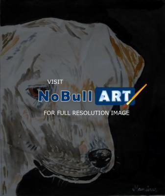 Animal - Dog - Acrylic On Canvas