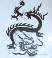 Tattoo - Drago - Acrylic On Canvas
