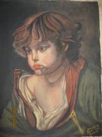 Innocence - Acrylics Paintings - By Sunny Mullick, Portrait Painting Artist