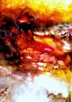 Language Of The Body And Soul - The Desire To Be A Volcano - On Canvas