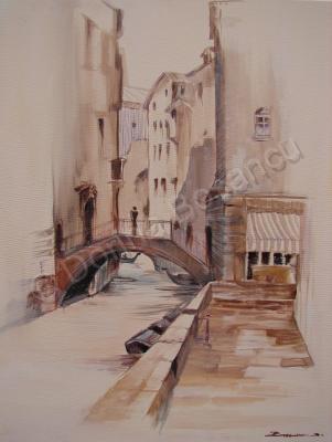 Acrylic - Downtown Bridge - Acrylic