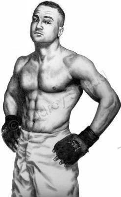 Sports Art - Eddie Alvarez - Graphite