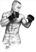 Sports Art - Eddie Alvarez - Graphite