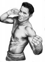 Jake Shields - Graphite Drawings - By Audrey Snead, Portrait Drawing Artist