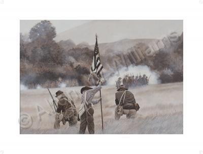 Civil War - Ol Glory At Chickamuga - Acrylic