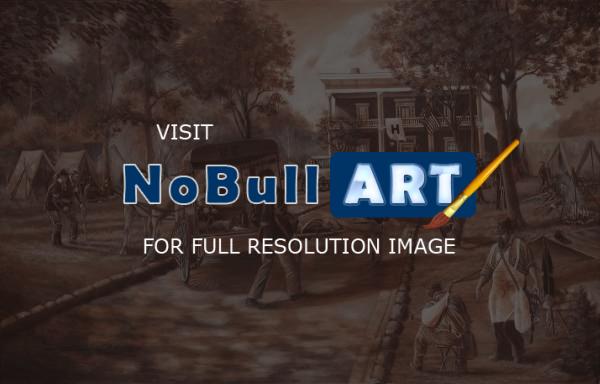 Civil War - Widow Gordons Mansion - Giclee Print