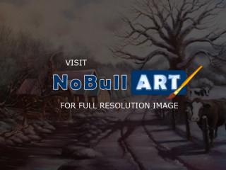 Landscape Scenes - Snow Scene - Oil