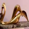 Mirage - Bronze Sculptures - By Petar Nedelchev, Abstract Art Sculpture Artist