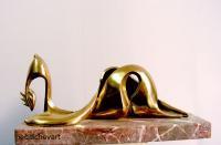 Iceberg - Bronze Sculptures - By Petar Nedelchev, Abstract Art Sculpture Artist
