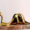 Iceberg - Bronze Sculptures - By Petar Nedelchev, Abstract Art Sculpture Artist