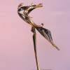 Over Night Flights - Bronze Sculptures - By Petar Nedelchev, Abstract Art Sculpture Artist