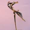 Over Night Flights - Bronze Sculptures - By Petar Nedelchev, Abstract Art Sculpture Artist