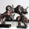 3In1 - Bronze Sculptures - By Petar Nedelchev, Abstract Art Sculpture Artist